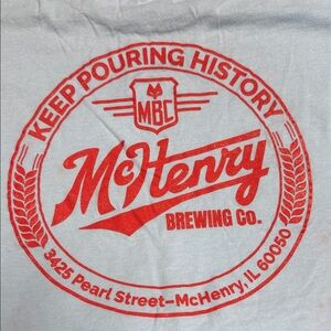 McHenry Brewing Swag—Light Blue Men's Shirt